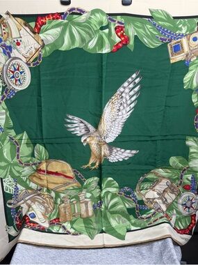 Swarovski Austria "Africa Adventure" Safari 90 Silk Scarf